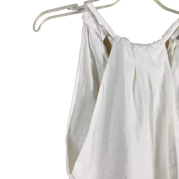 Zara White Halter Tank Top - Picture 5 of 10